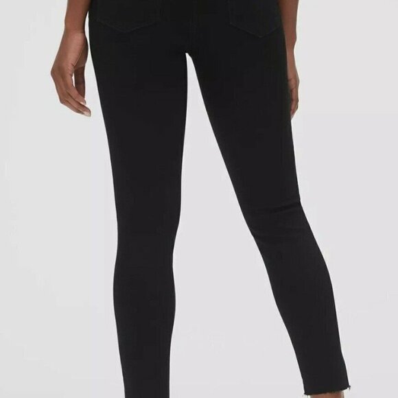 GAP High Rise True Skinny Size 0/25 Raw Hem SLIMMING Ankle Jeans - Picture 4 of 5